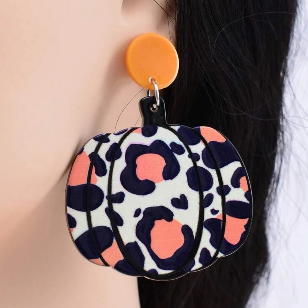 Pumpkin spice thanksgiving earrings